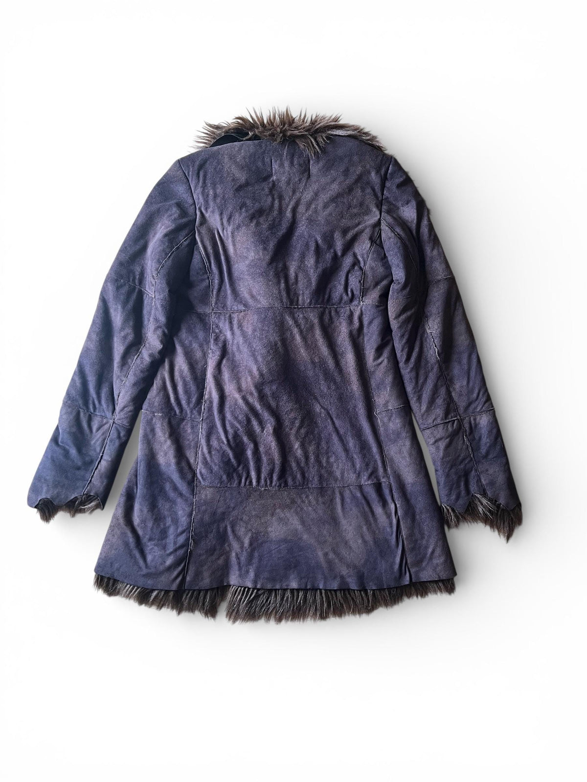 Cappotto finta pelliccia anni '90 marrone