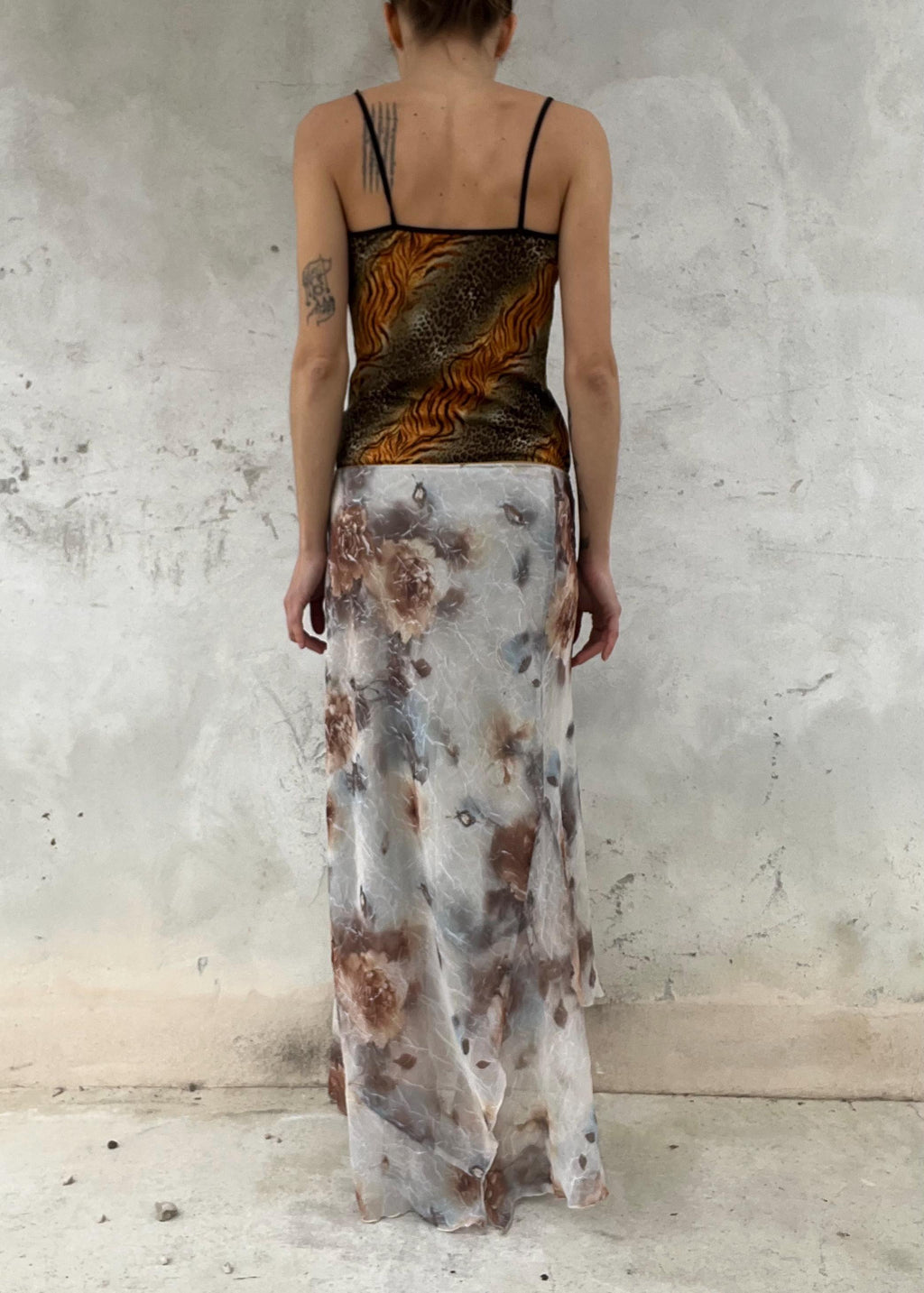 Top Y2K animalier vintage