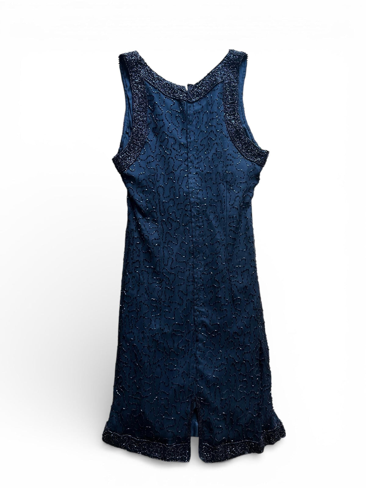 Abito Vintage in Seta Ricamata Lawrence Kazar