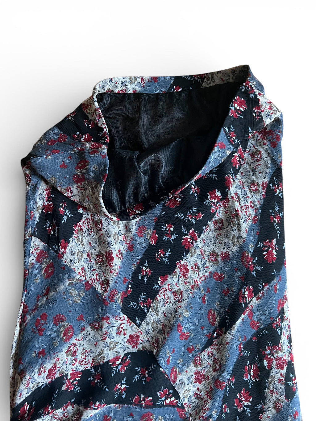 Gonna lunga floreale vintage, gonna fluida stile boho anni 2000