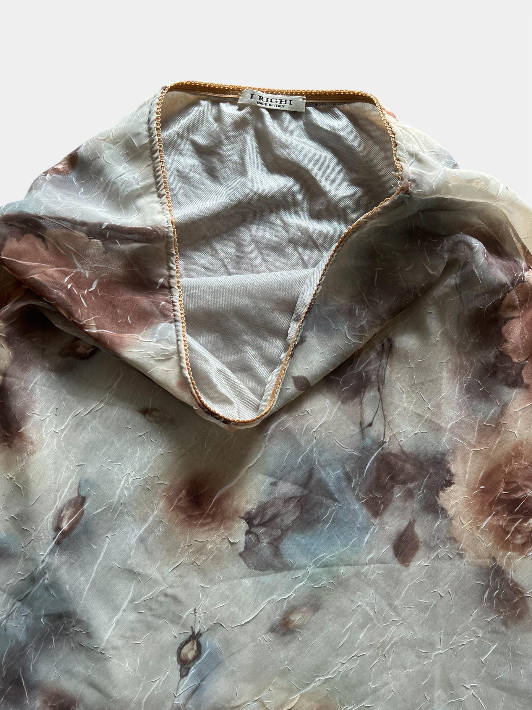 Gonna lunga vintage floreale Y2K