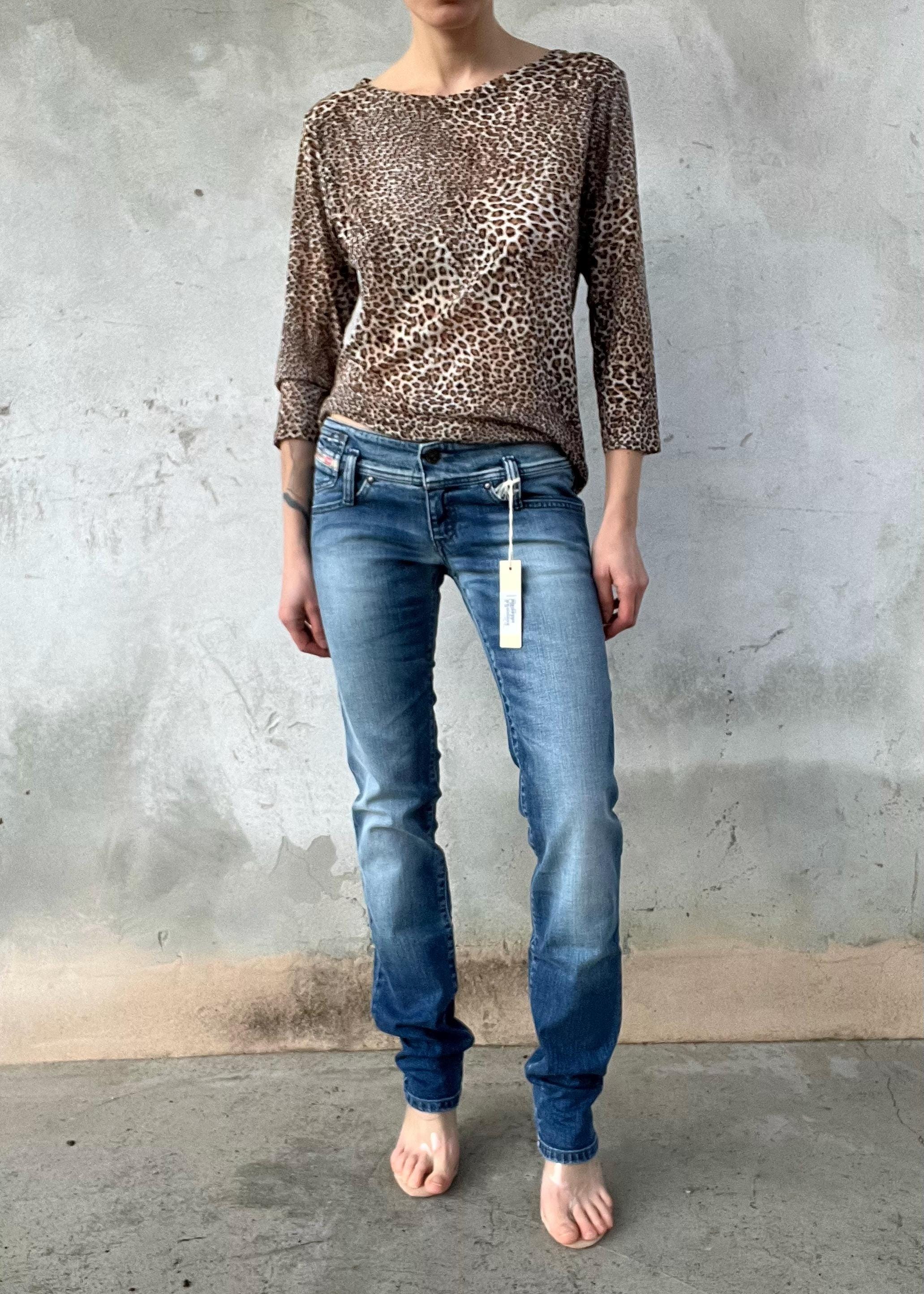 Jeans Diesel Vintage Low Waist Matic Denim Y2K Slim Fit Lavaggio Medio Donna