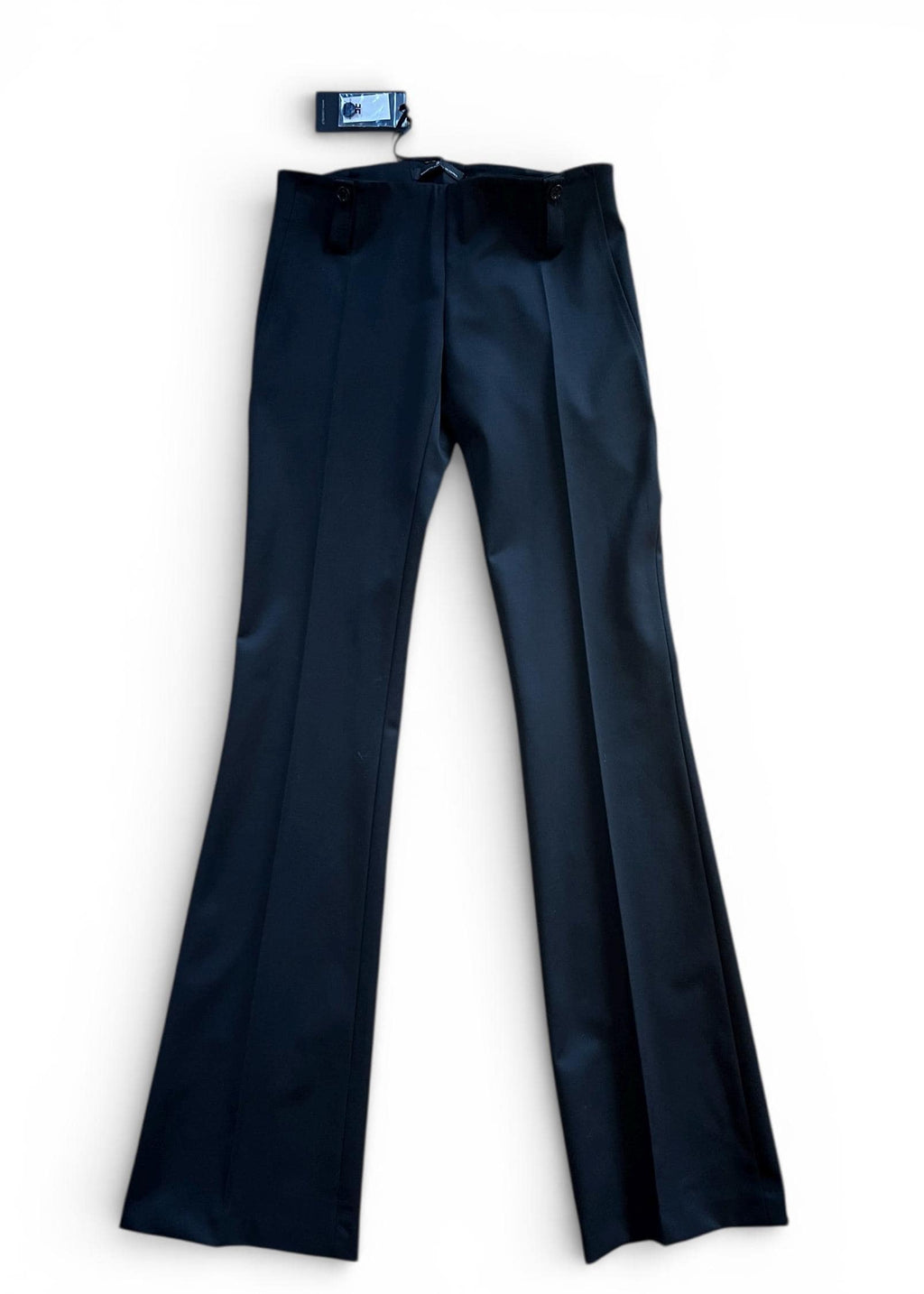 Pantaloni vintage Celyn b. vita bassissima neri