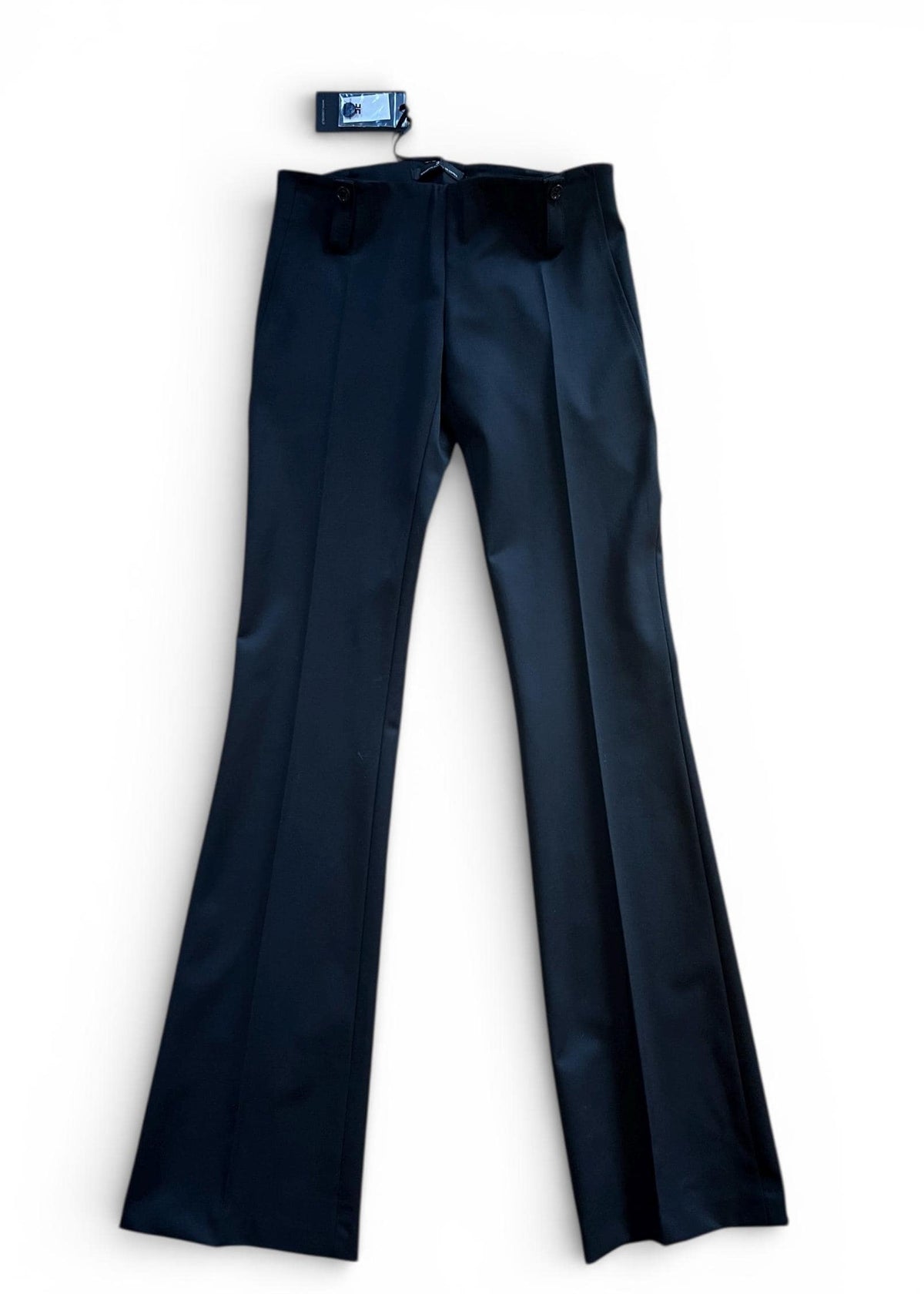 Pantaloni vintage Celyn b. vita bassissima neri