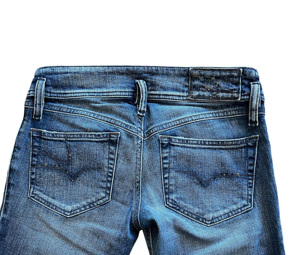 Jeans Diesel Vintage Low Waist Matic Denim Y2K Slim Fit Lavaggio Medio Donna