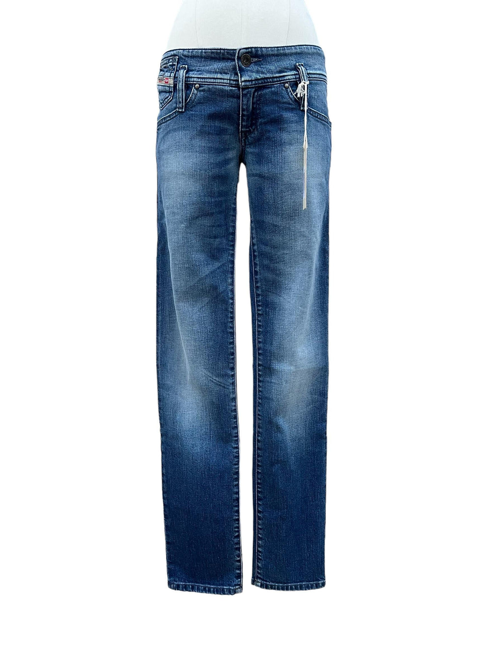 Jeans Diesel Vintage Low Waist Matic Denim Y2K Slim Fit Lavaggio Medio Donna