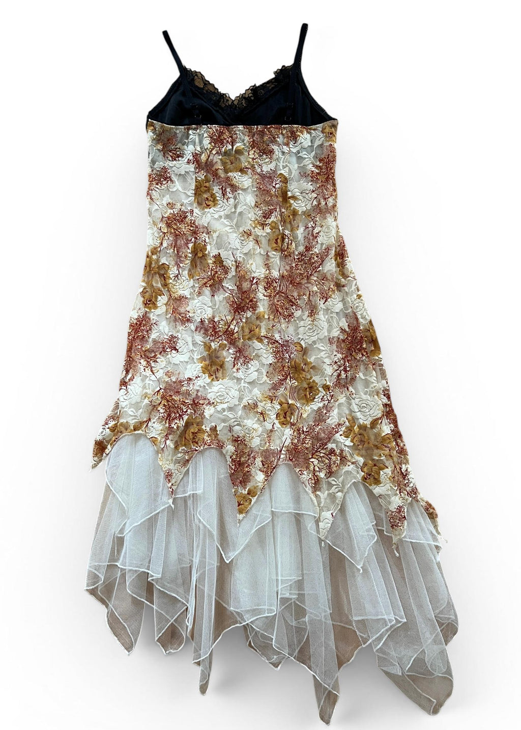 Fairy dress vintage in pizzo floreale e tulle