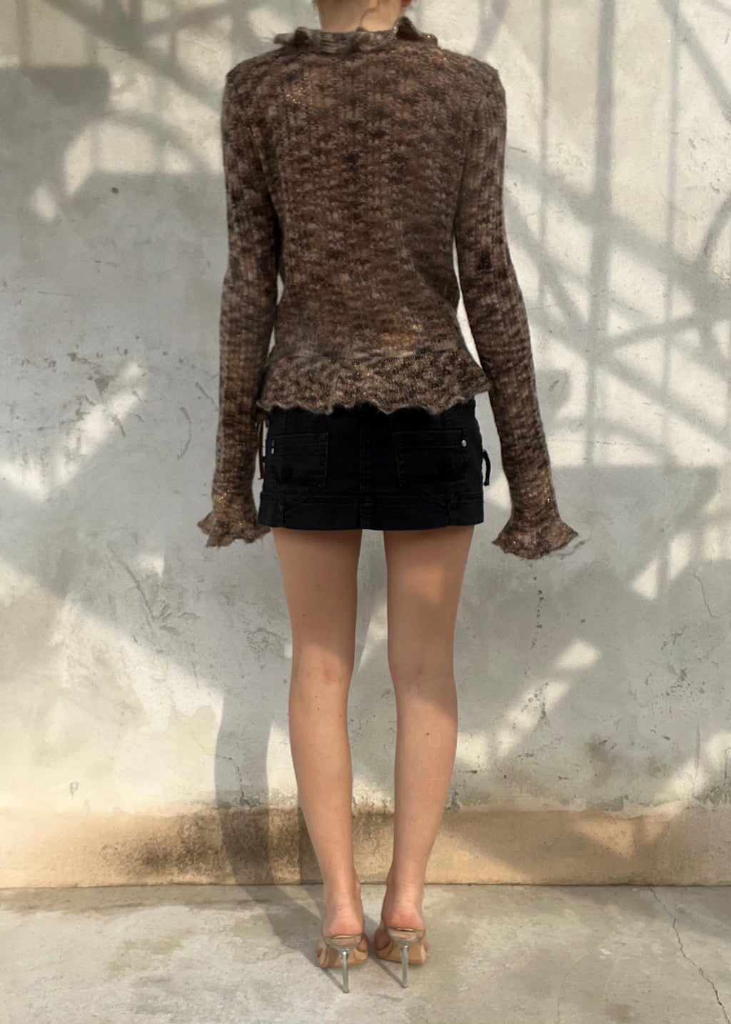 Vintage Bershka Y2K Denim Micro Mini Skirt