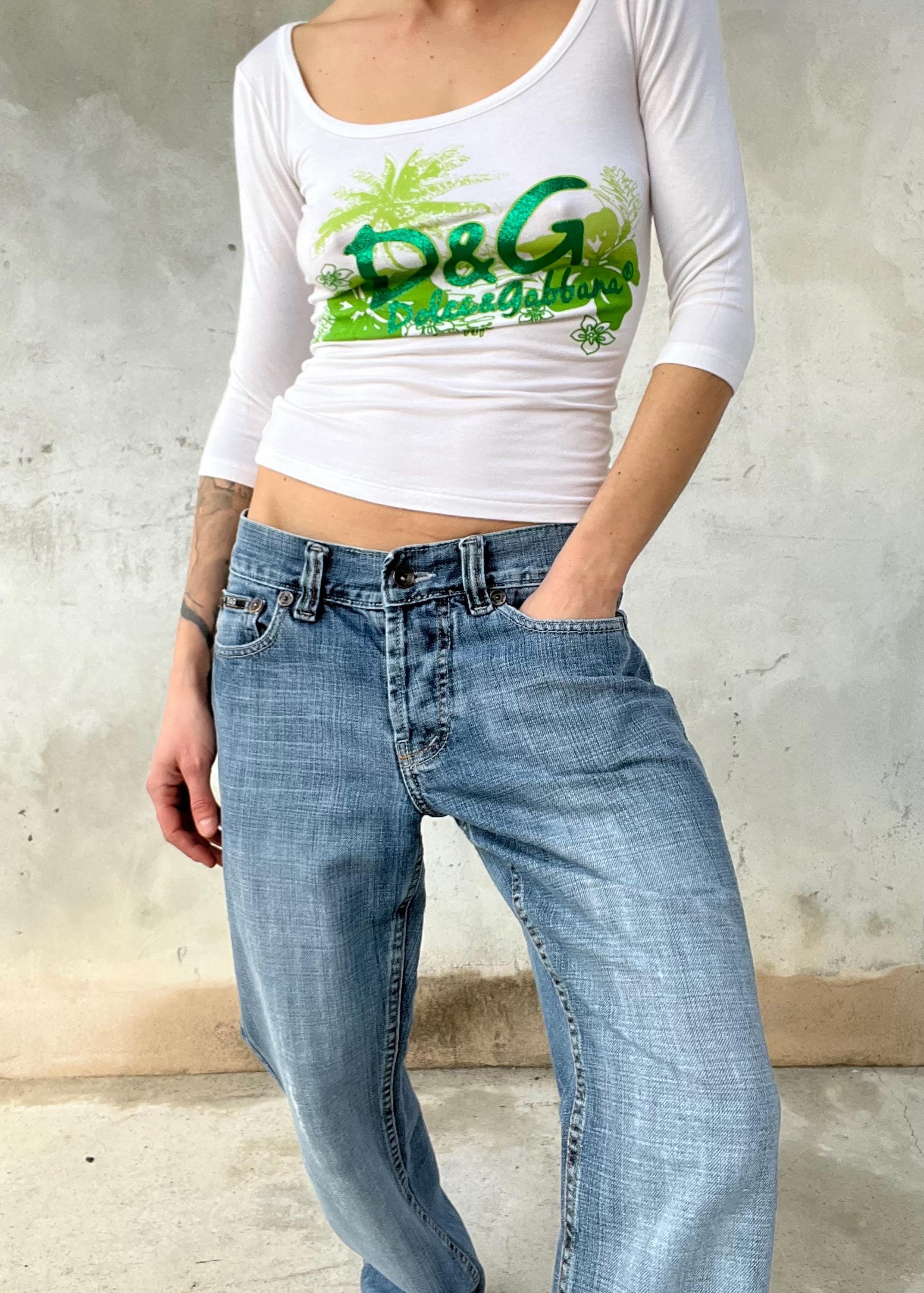 Dolce & Gabbana Tropical Logo Top Y2K