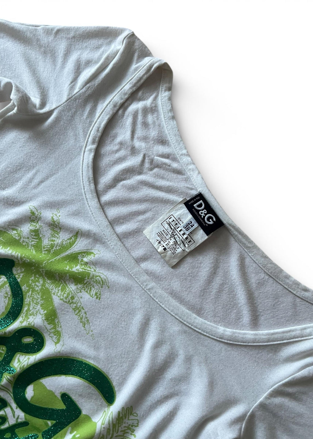 Dolce & Gabbana Tropical Logo Top Y2K