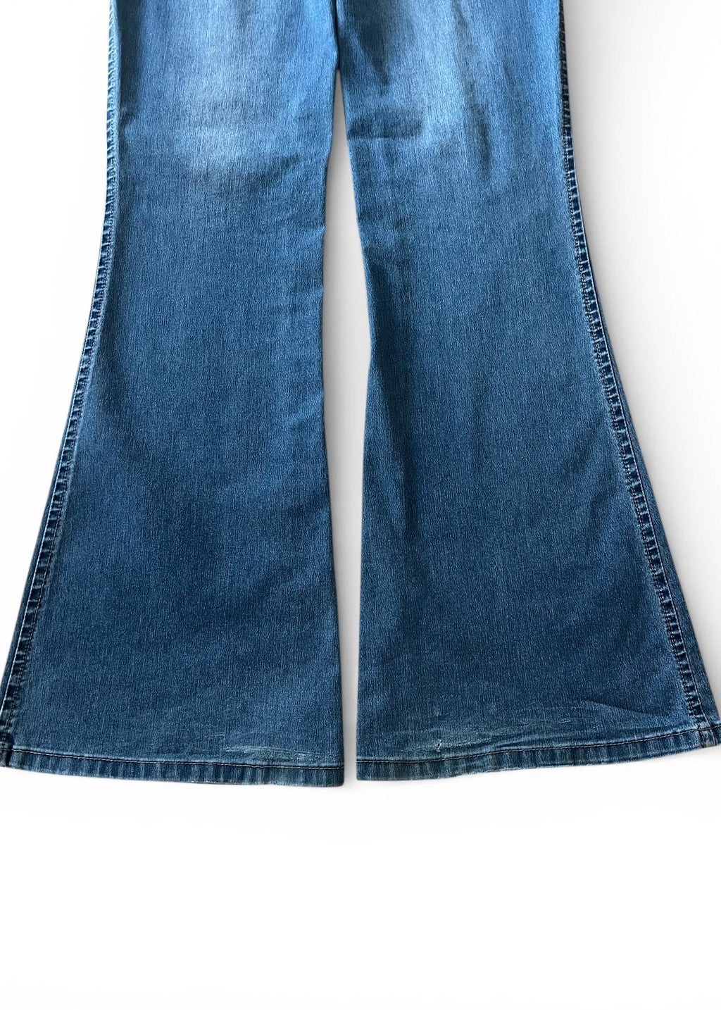 Jeans Y2K Flare con Paillettes