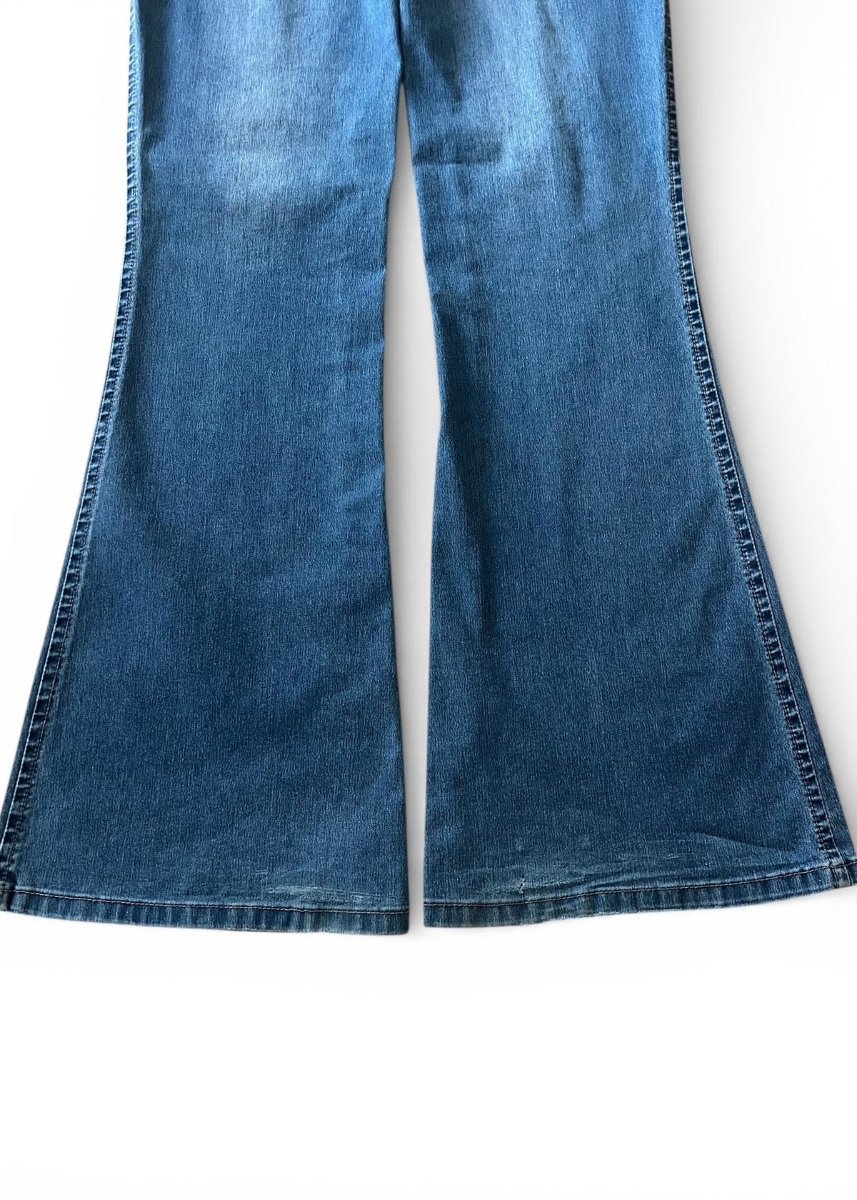 Jeans Y2K Flare con Paillettes