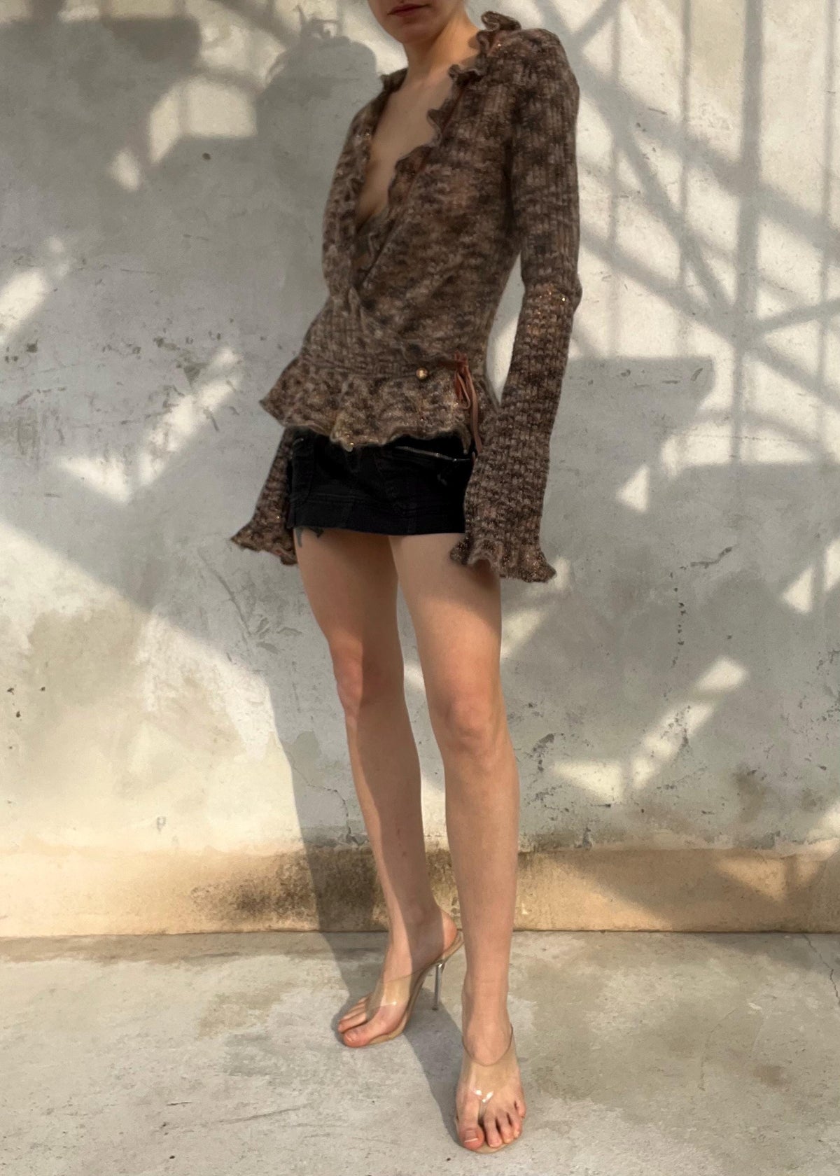 Vintage Bershka Y2K Denim Micro Mini Skirt