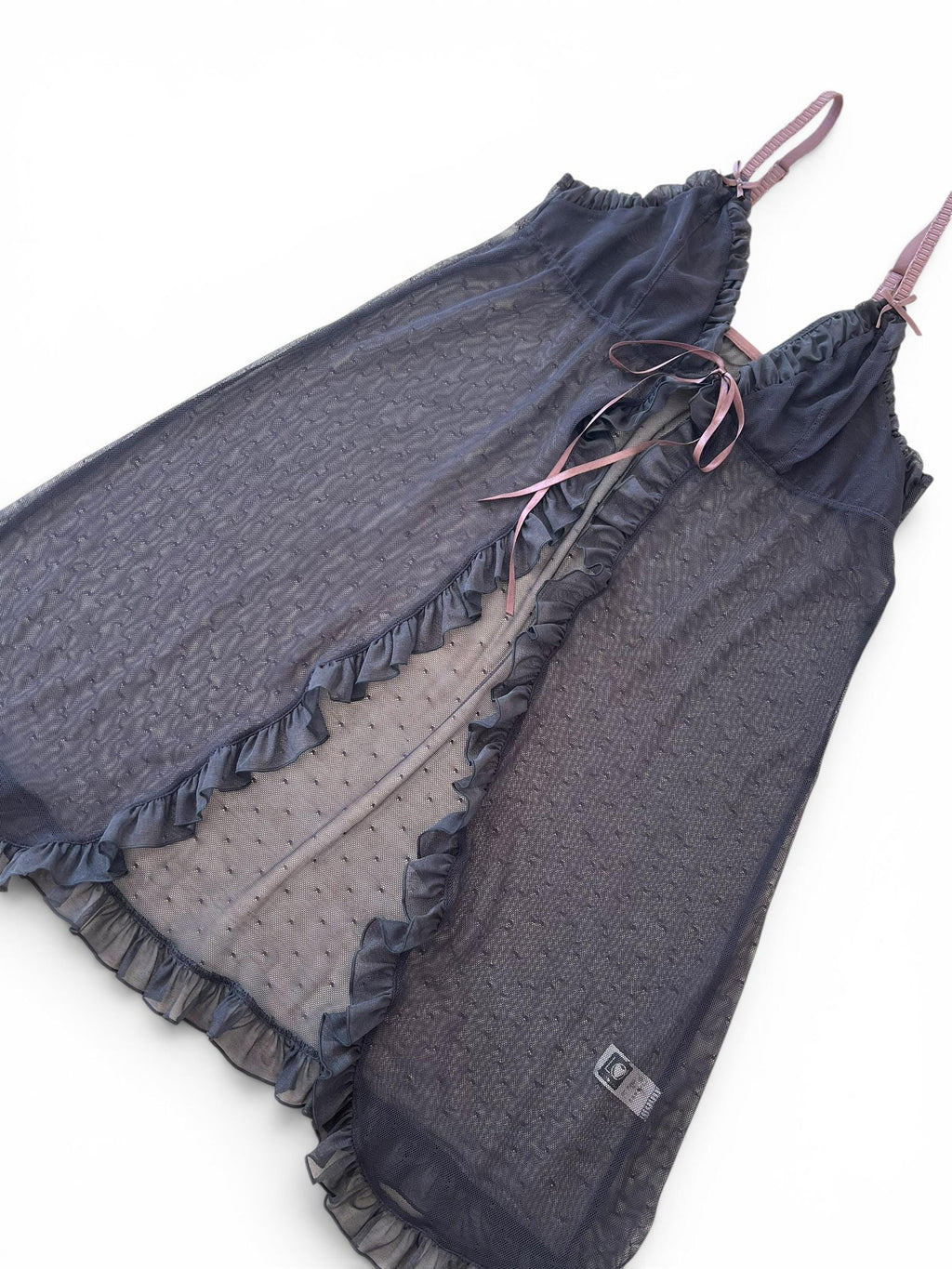 Top Babydoll Vintage in Tulle Trasparente