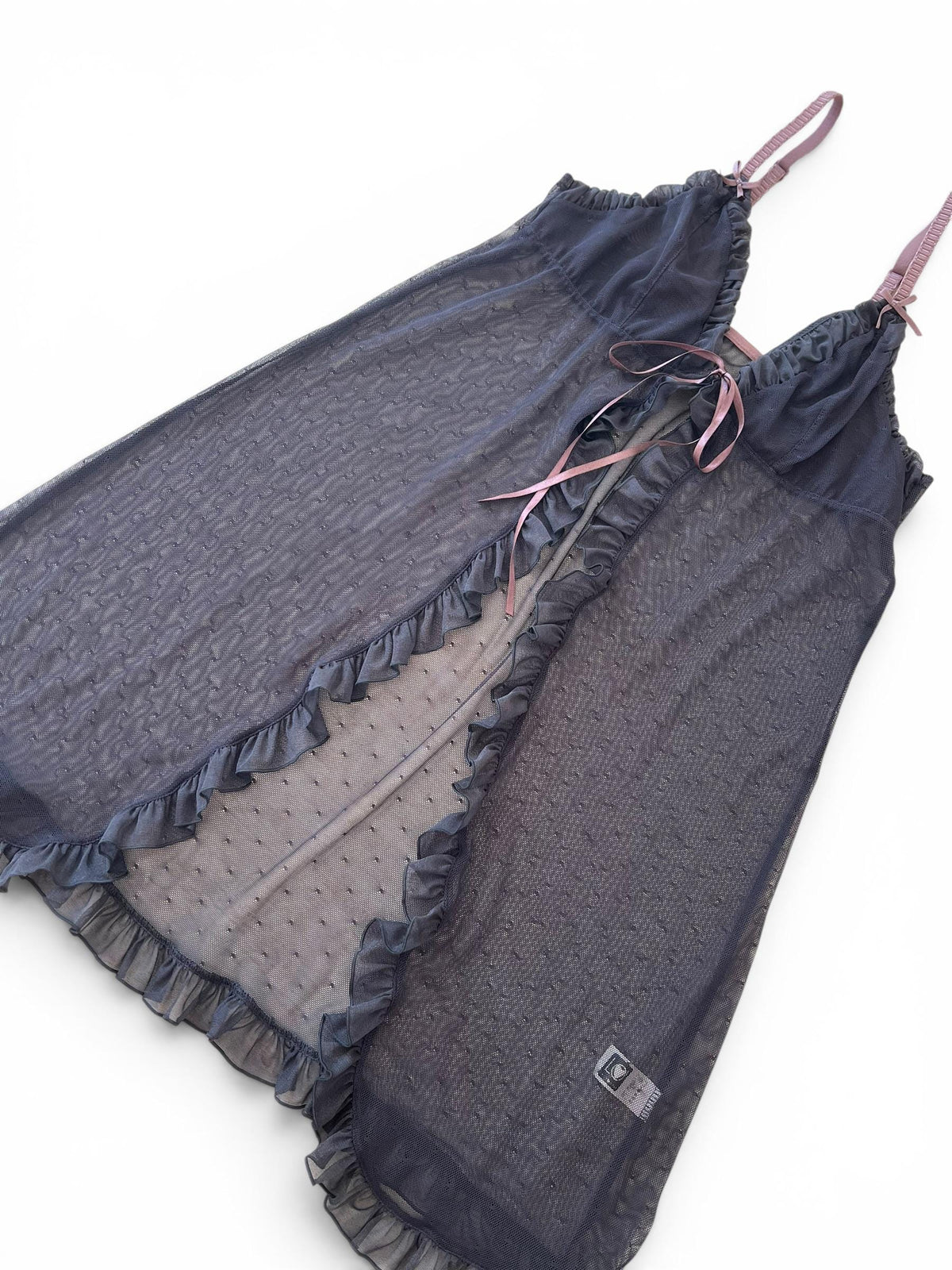 Top Babydoll Vintage in Tulle Trasparente