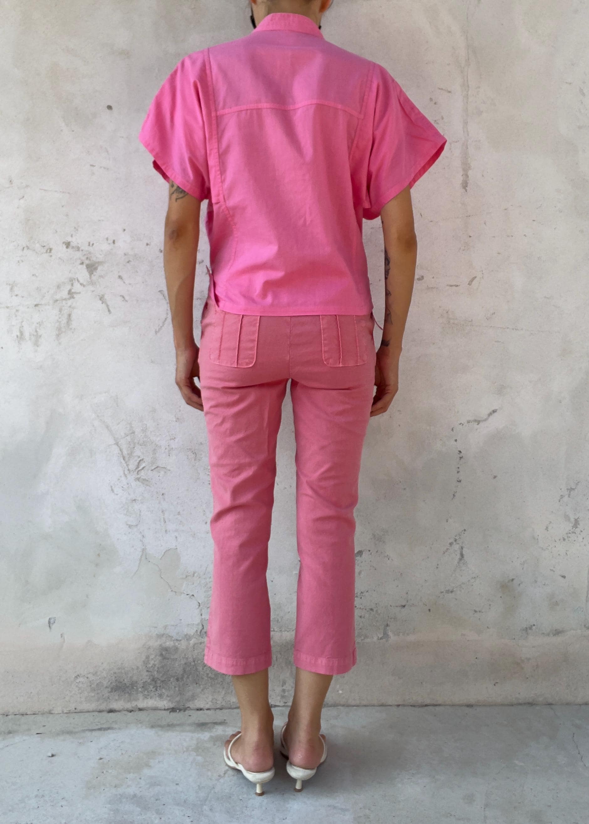 Camicia Vintage Anni 80 Rosa