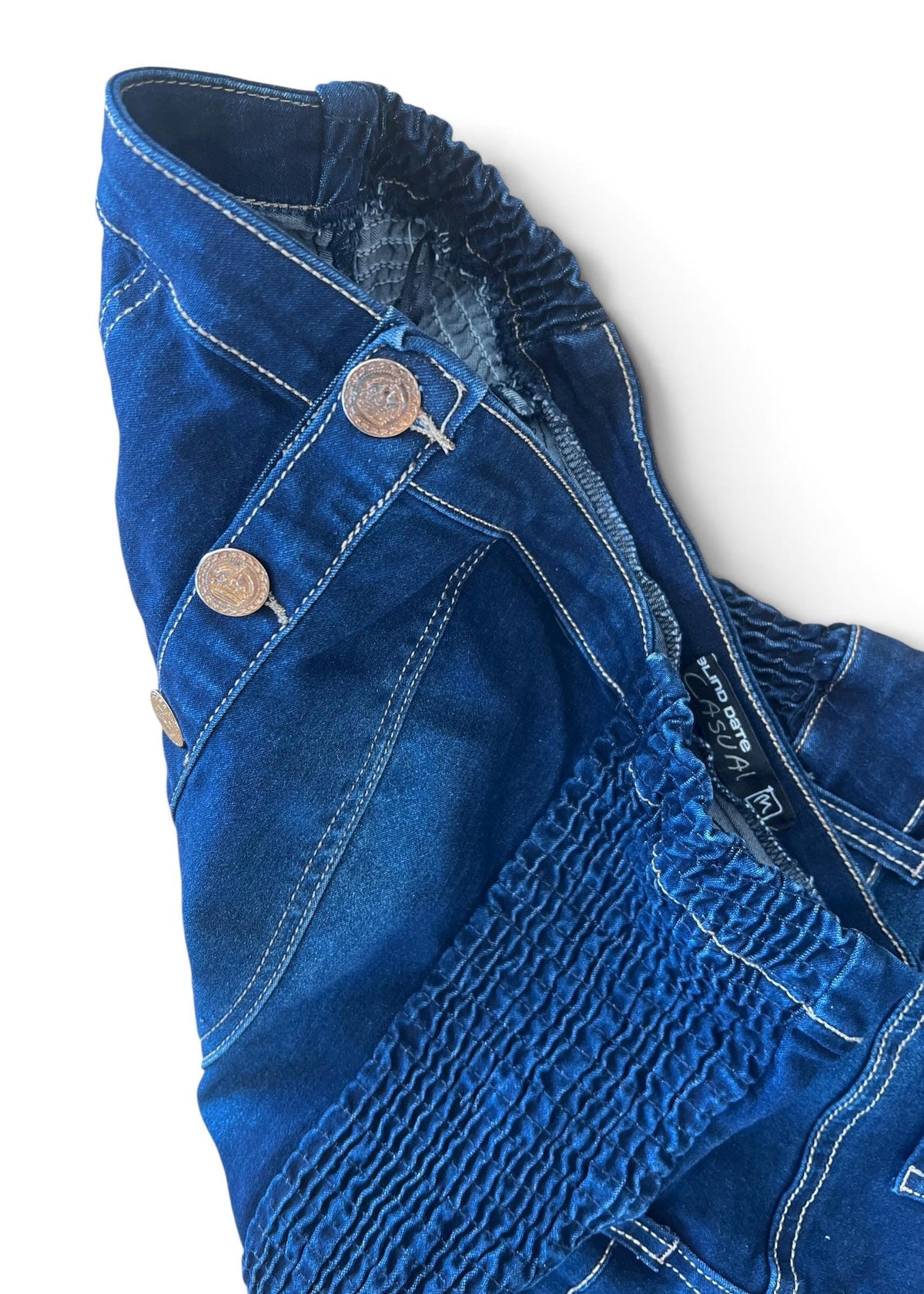 Tutina vintage in denim dal perfetto stile Y2K