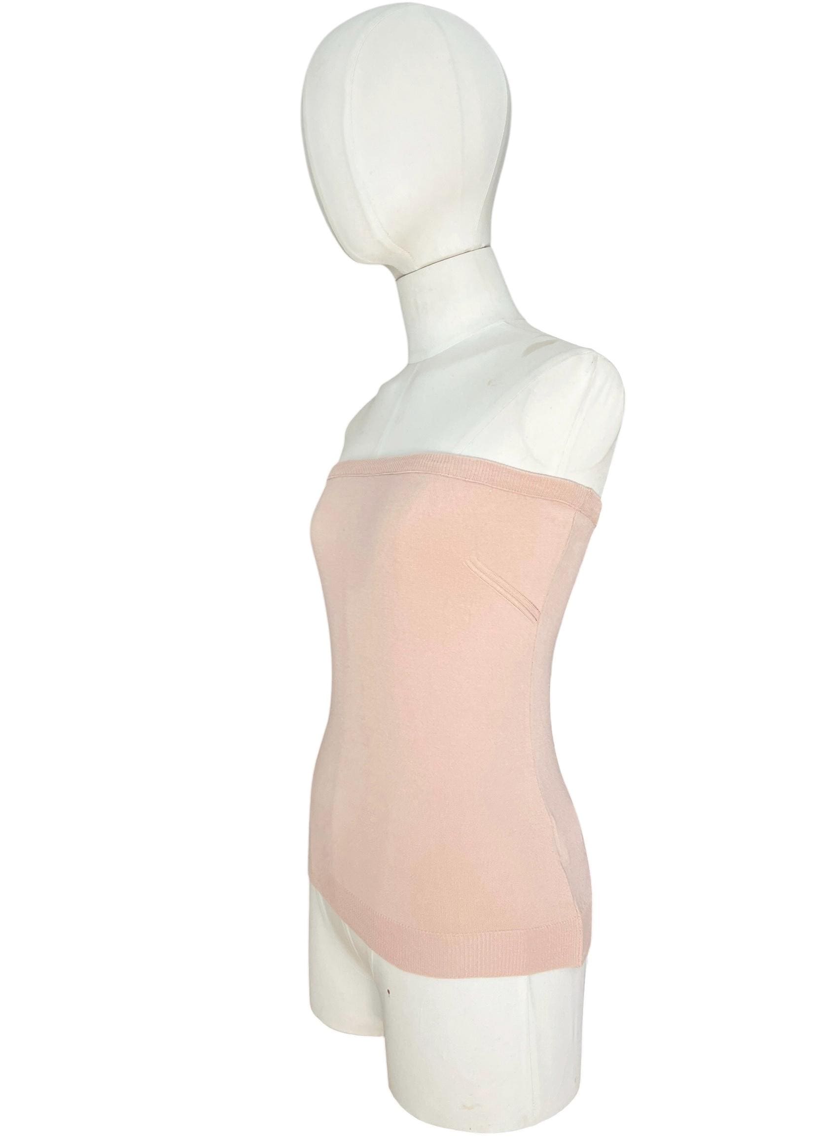 Top Bandeau Elisabetta Franchi Rosa Cipria