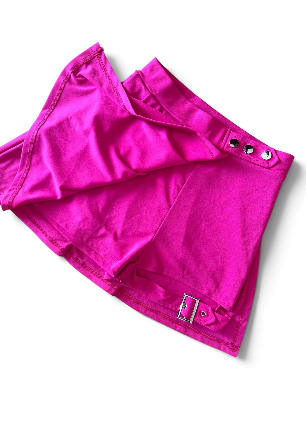 Pantaloni Culotte Fucsia con Harness