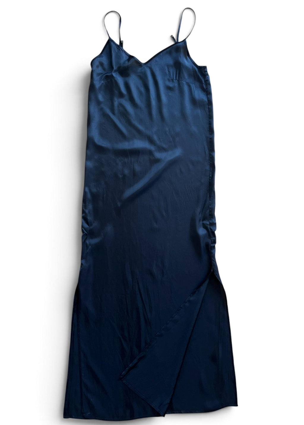 Sottoveste Minimal in Viscosa Nera