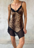 Babydoll Vintage Y2K Animal Print