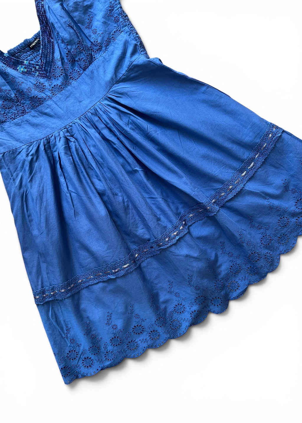 Abito Vintage Azzurro Sangallo