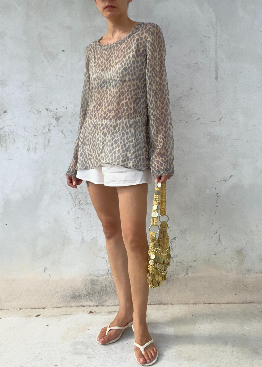 Blusa Hoss Intropia Semitrasparente