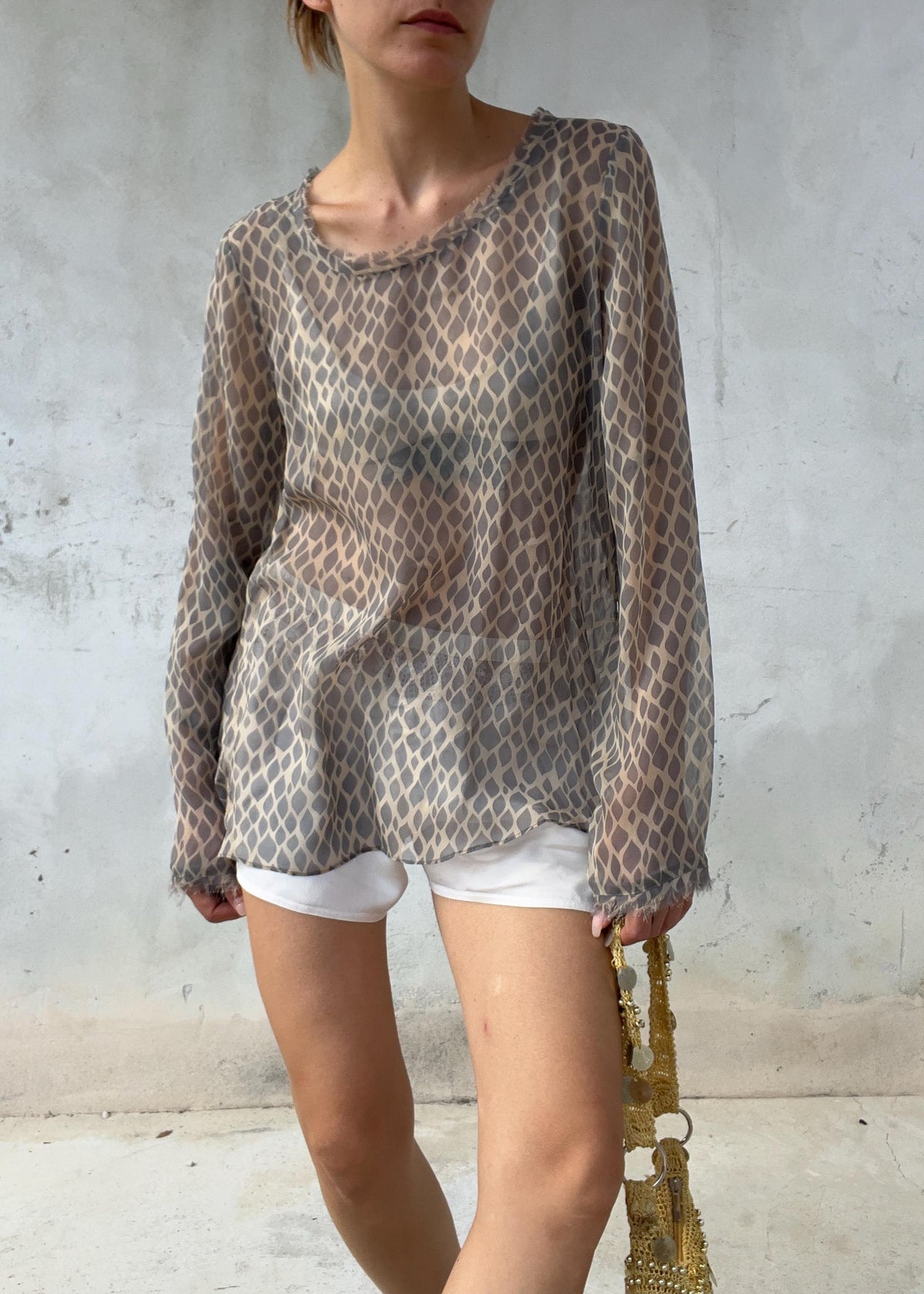 Blusa Hoss Intropia Semitrasparente