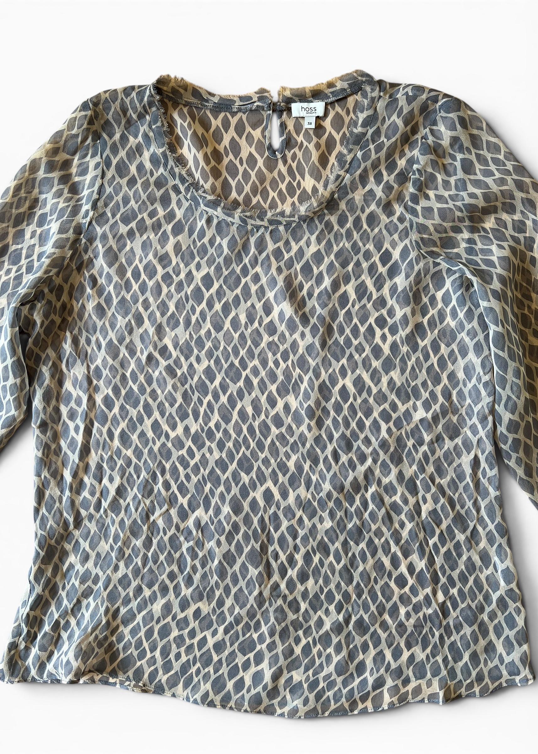 Blusa Hoss Intropia Semitrasparente