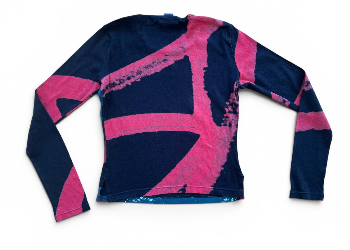 Custo Barcelona Top Vintage Y2K Grafico