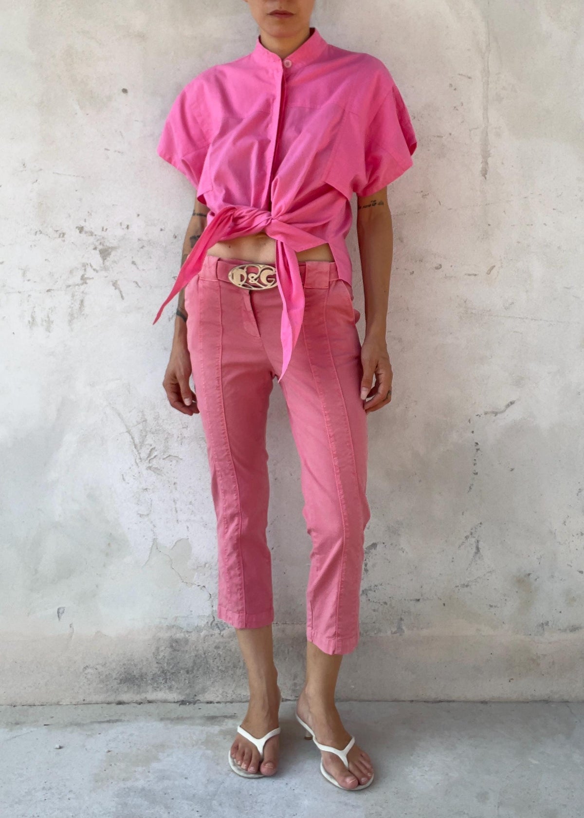 Camicia Vintage Anni 80 Rosa