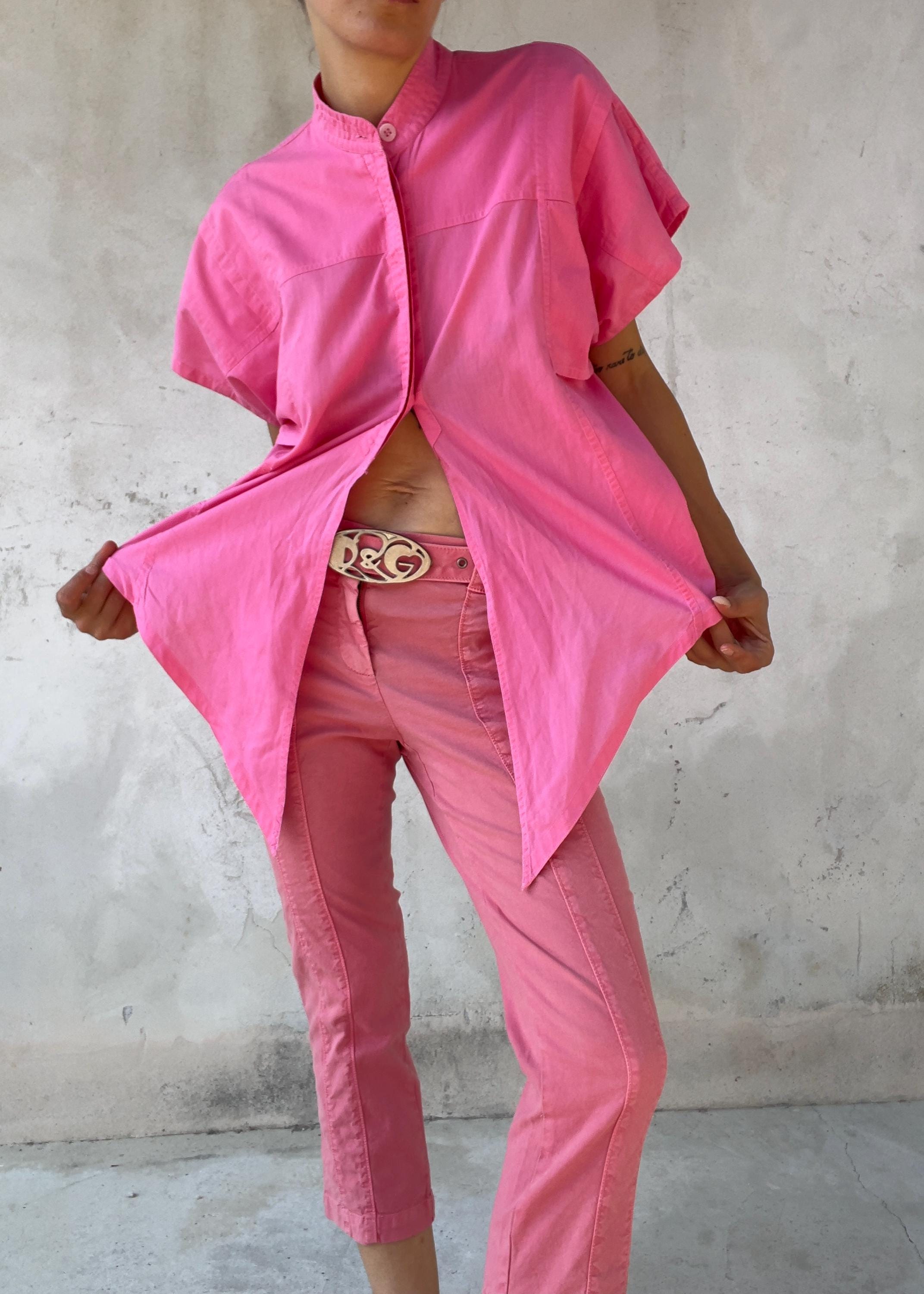 Camicia Vintage Anni 80 Rosa