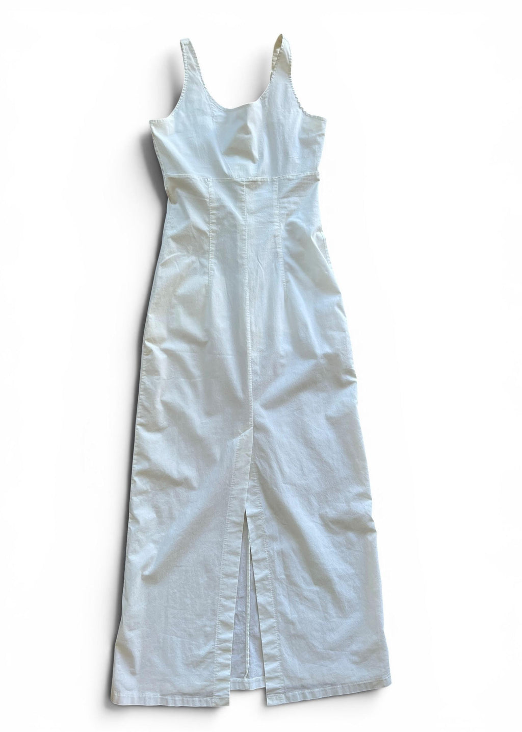 Abito Lungo Bianco Vintage Cotone