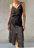 Abito Vintage Y2K Nero Utility