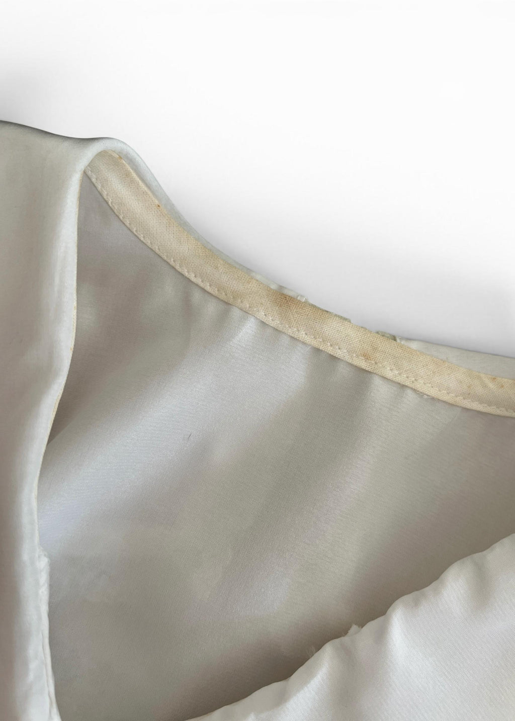 Camicia Vintage Bianca Deadstock con Maxi Colletto Sailor