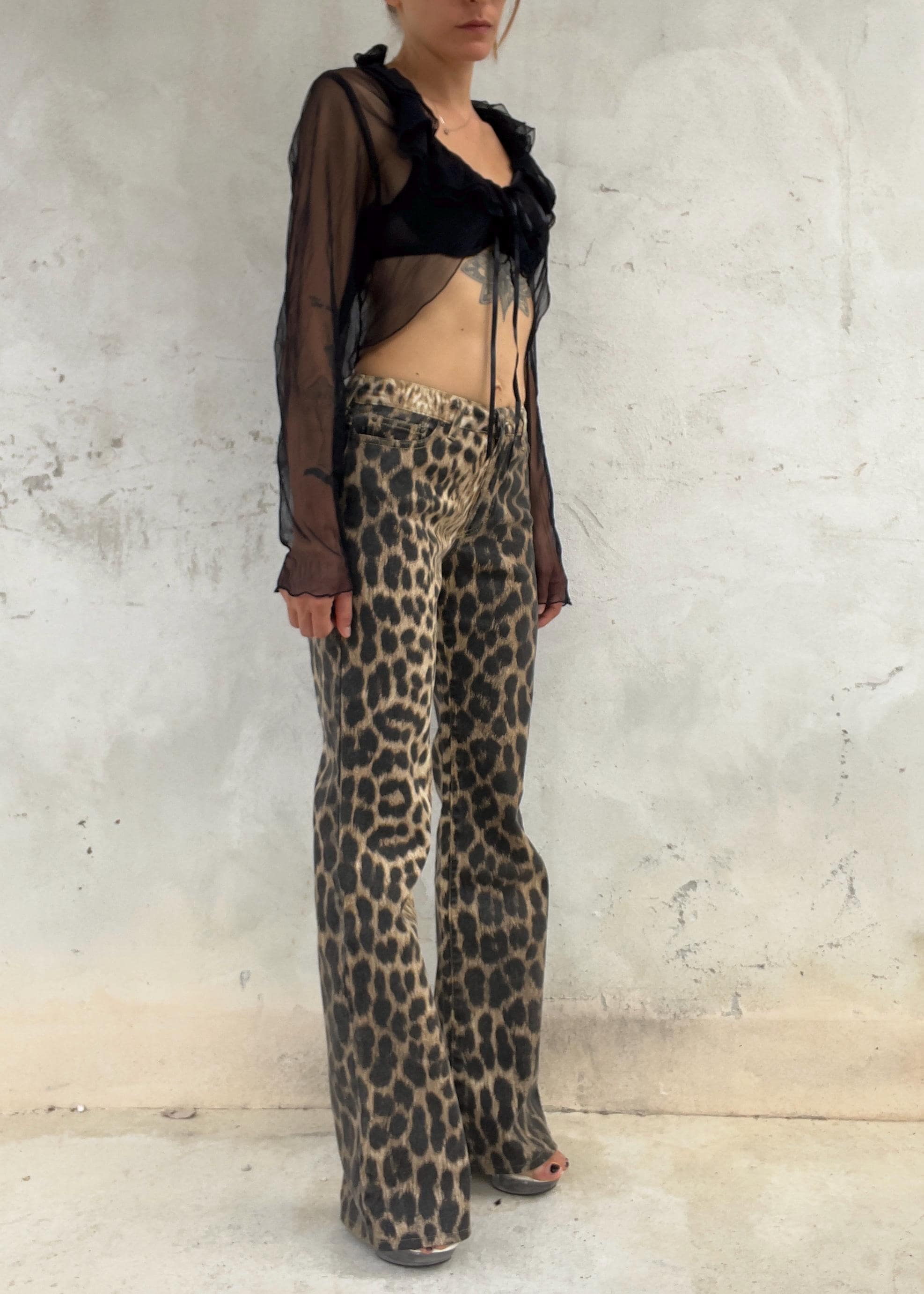Jeans Just Cavalli Vintage Y2K Leopardati