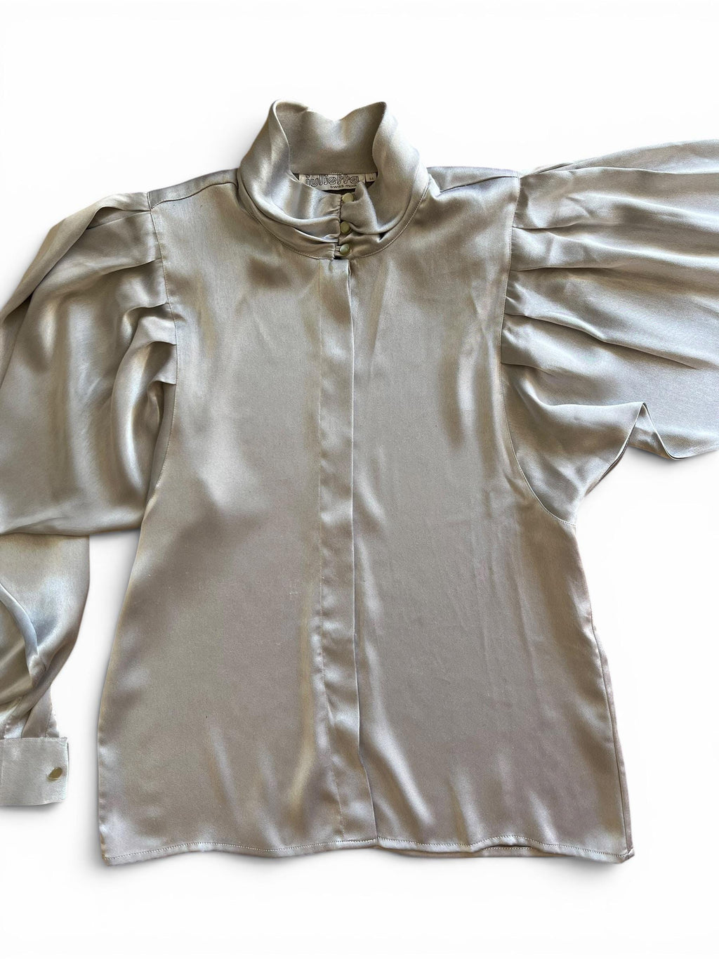 Camicia Vintage in Raspo Argento Perla