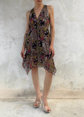 Abito Vintage Y2K in Chiffon Floreale