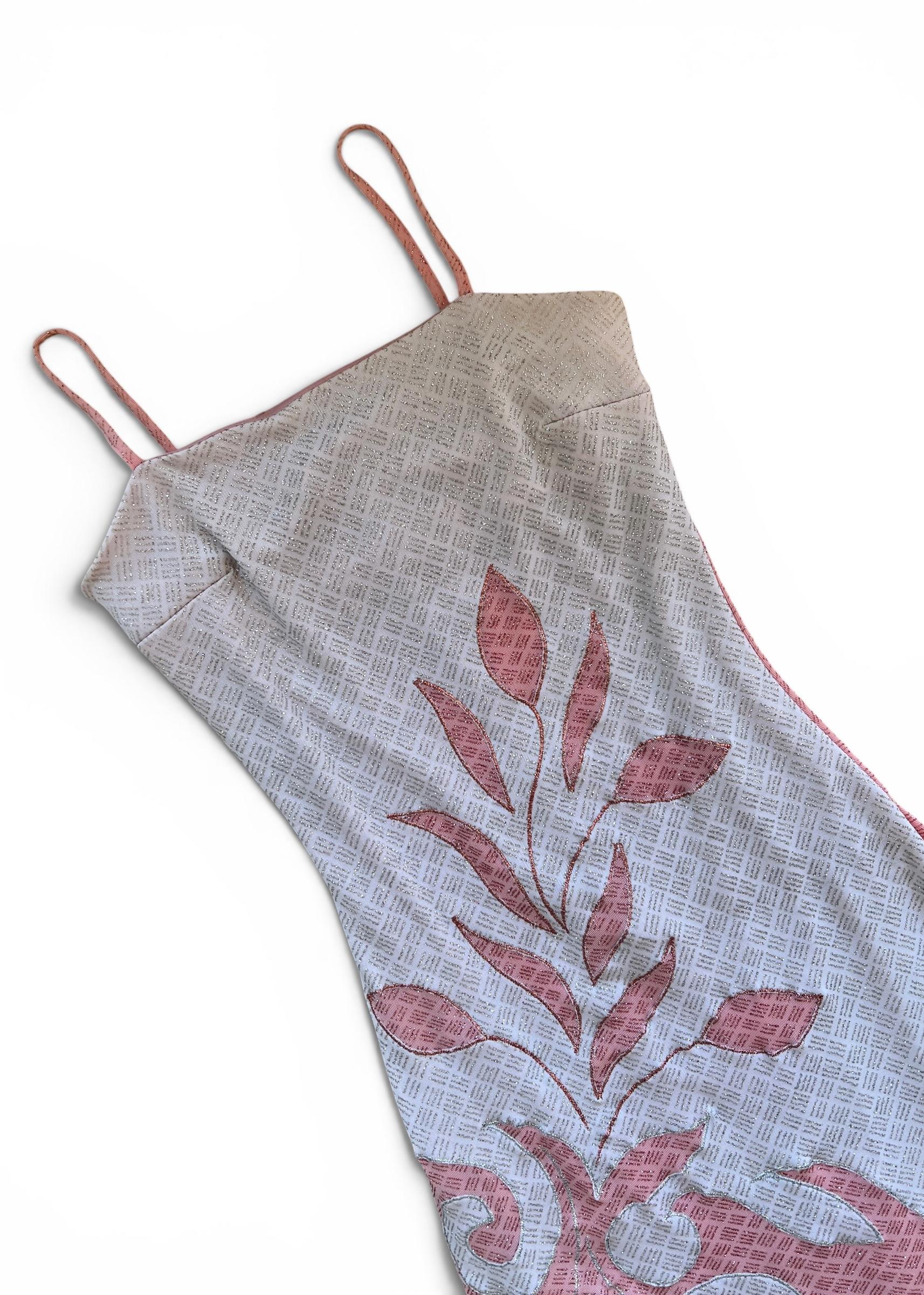 Abito Vintage Y2K Rosa in Lurex