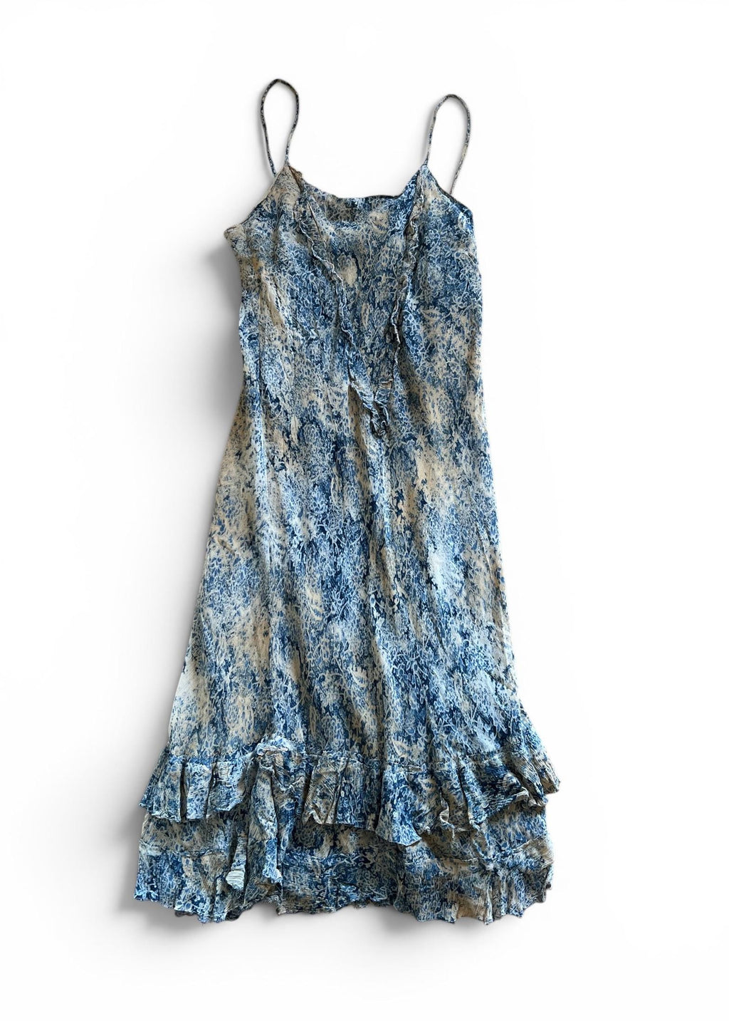 Abito Slip Vintage Anni 90 Boho Floreale