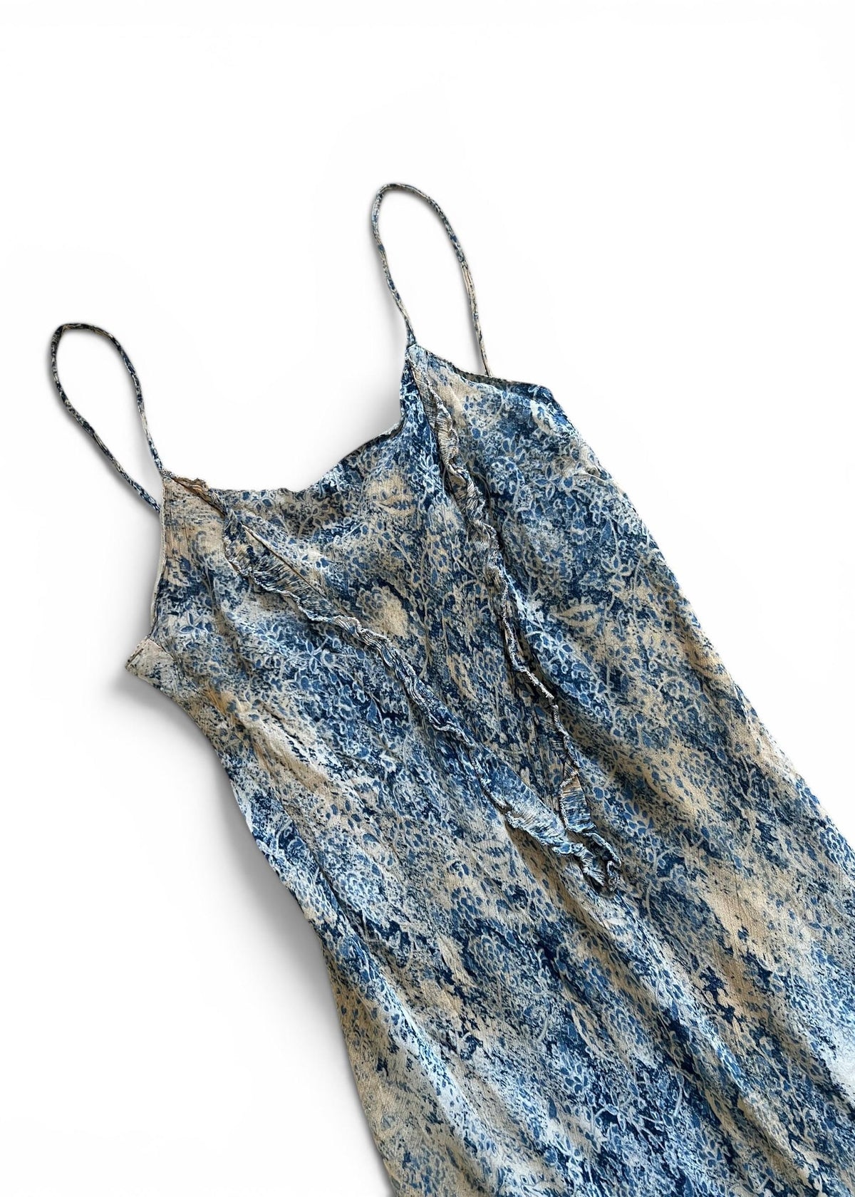 Abito Slip Vintage Anni 90 Boho Floreale