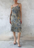 Abito Slip Vintage Anni 90 Boho Floreale