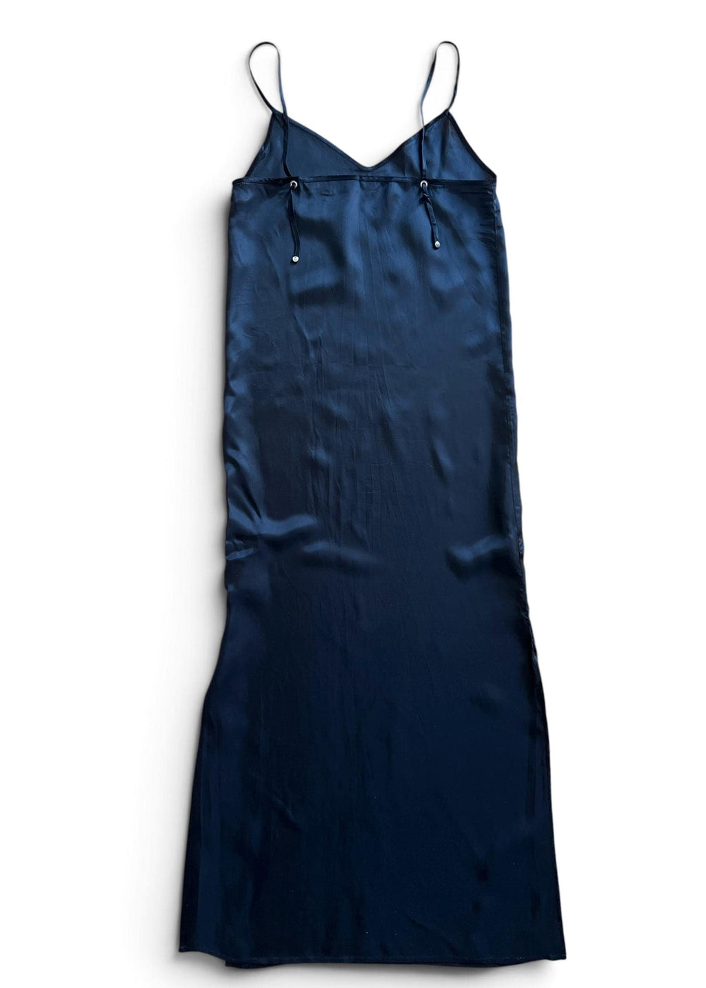 Sottoveste Minimal in Viscosa Nera