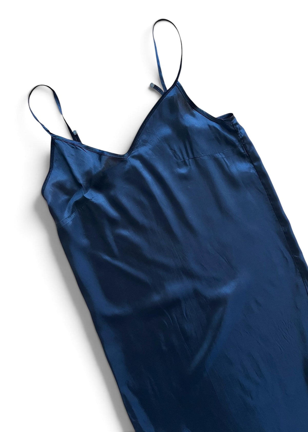 Sottoveste Minimal in Viscosa Nera