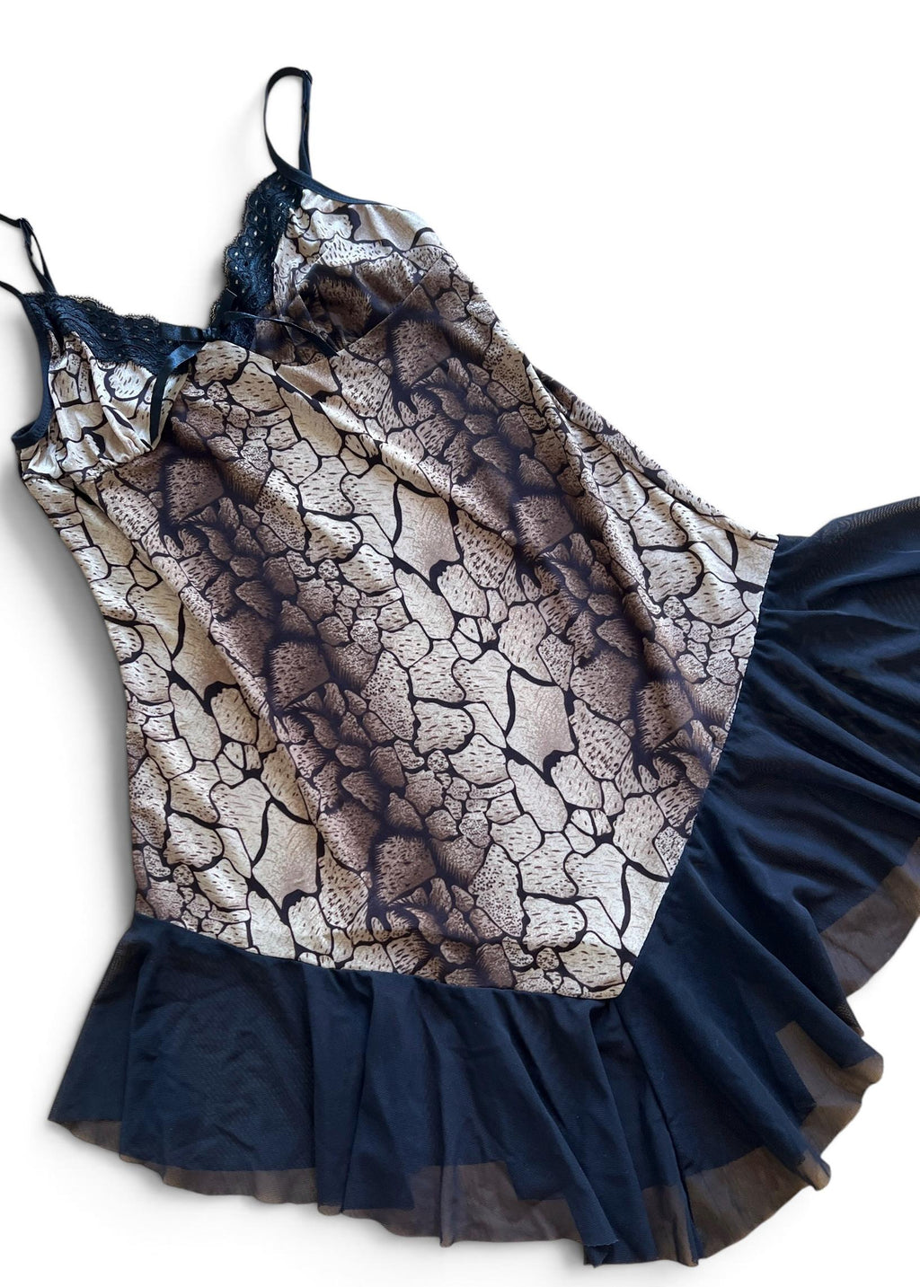 Babydoll Vintage Y2K Animal Print
