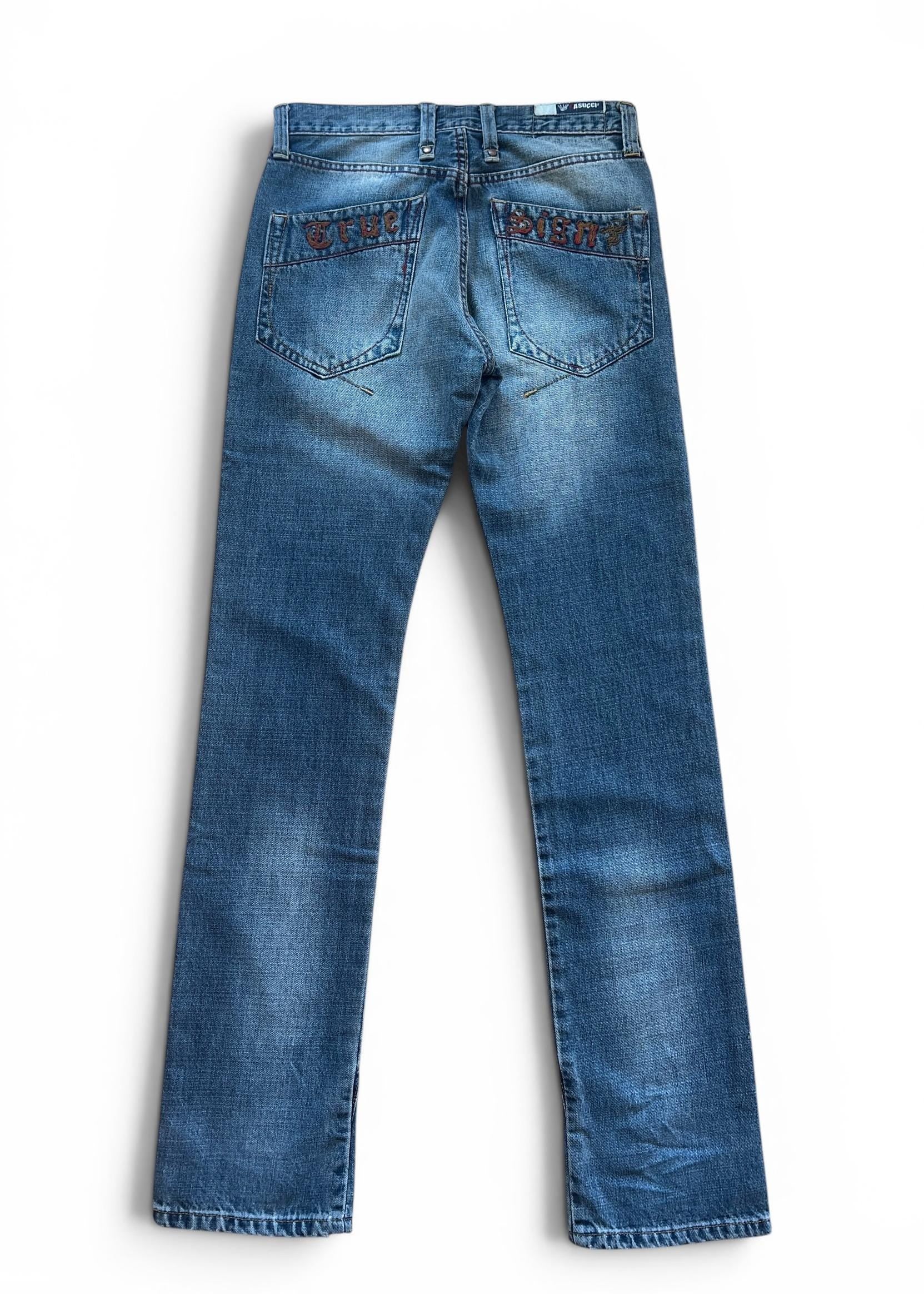 Jeans Vintage Y2K a Vita Bassa