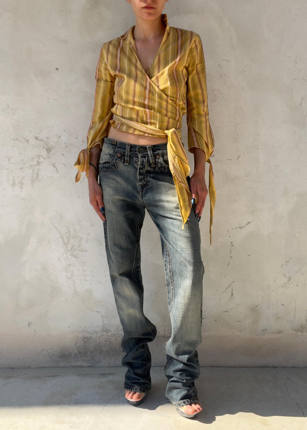 Jeans Vintage Y2K a Vita Bassa