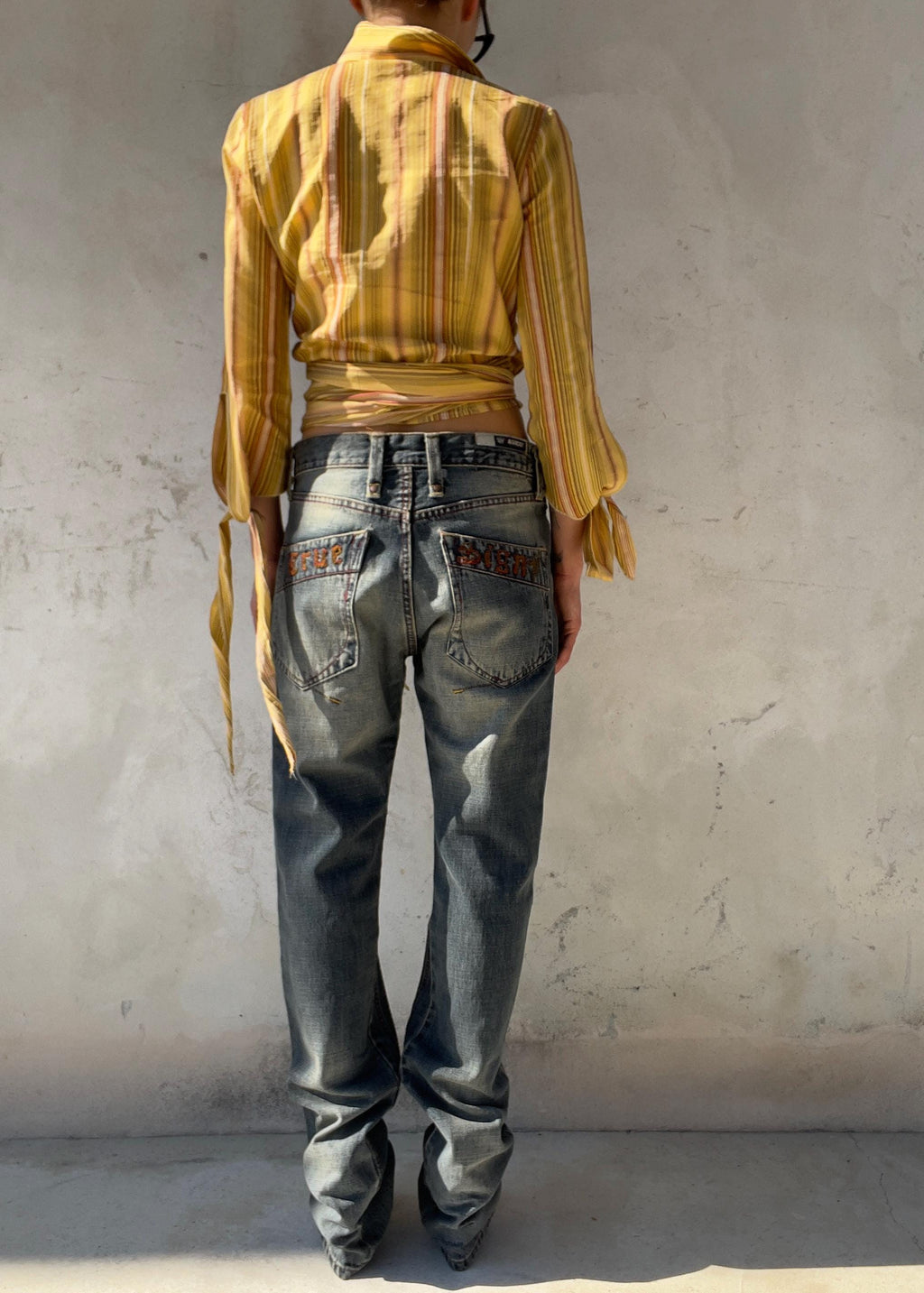 Jeans Vintage Y2K a Vita Bassa