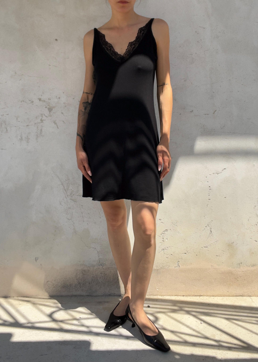 Abito Sottoveste Vintage Denny Rose Nero