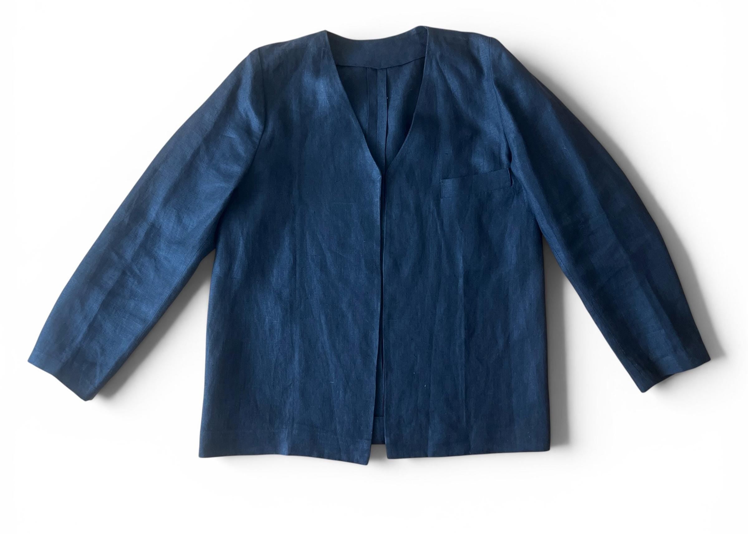 Completo Sartoriale Vintage in Lino Nero